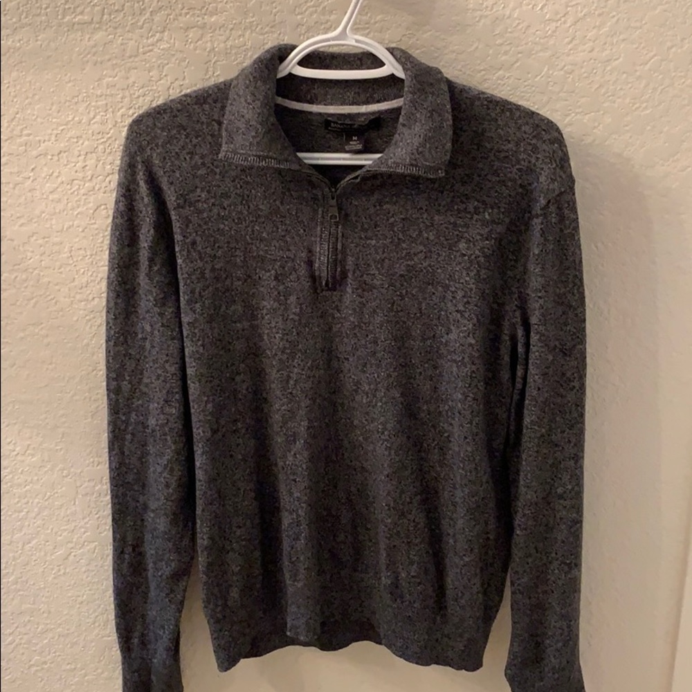 Charcoal Banana Republic Quarter ZIP Pullover